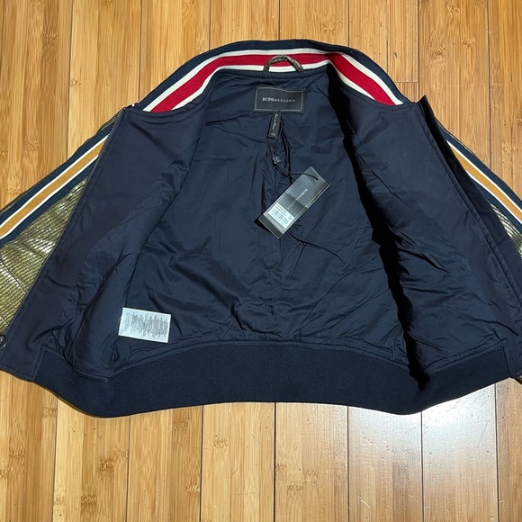 NWT BCBMAXAZRIA Andreas Metallic Bomber Jacket Size XS - Picture 8 of 16